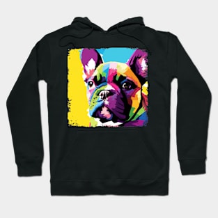 French Bulldog Pop Art - Dog Lover Gifts Hoodie